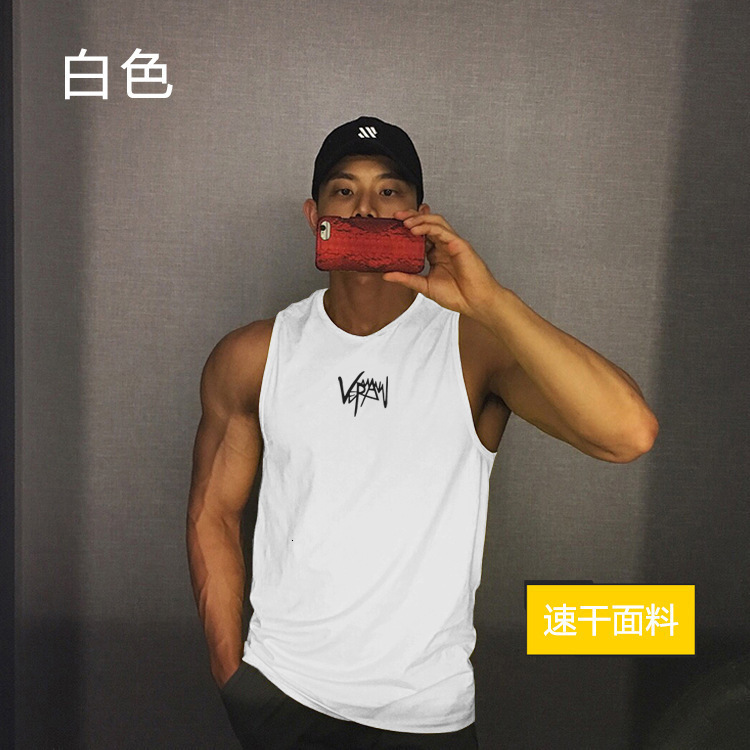 Quick Dry Bodybuilding Tank Top Men Gym Fitness Sleeveless Shirt Anime ZT Casual Stringer Singlet Vest Summer Training Clothing 250224