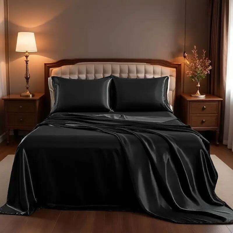 Ultra Soft Sheets- 3/4 Pieces Hotel Bed Sheets Deep Pockets Easy Care Cooling & Breathable - H260311