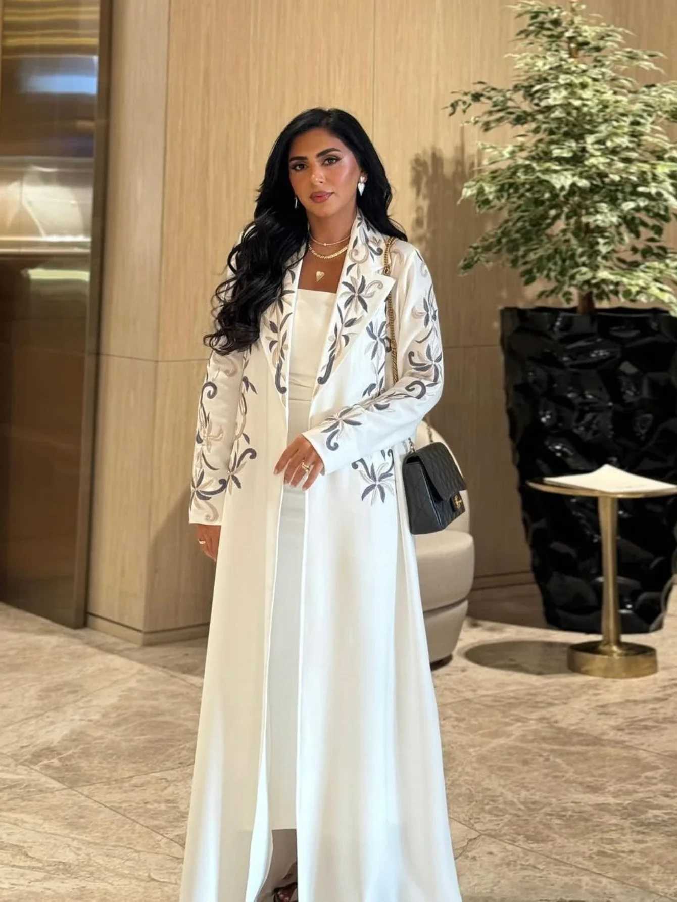 Eid Embroidery Open Abaya Women Print Cardigan Dress Muslim Dubai Morocco Kaftan Ramadan Saudi Robe Vestidos Largos Caftan 2026 X260311