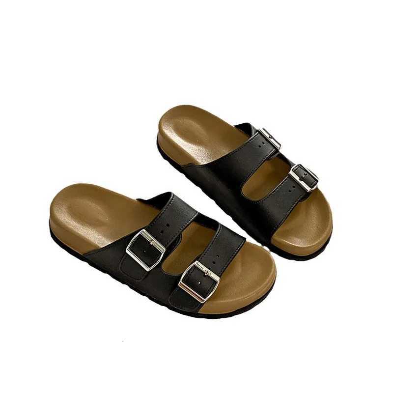 Fashionable and versatile Boken shoes thick soled fashionable and casual anti slip womens cool summer 2025 K260311