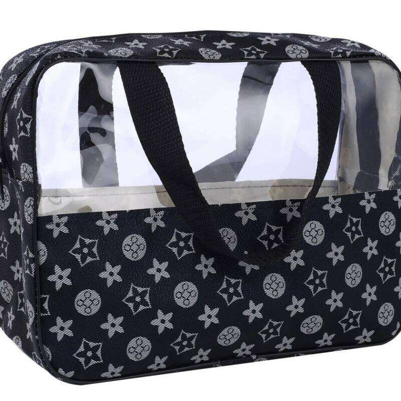 Travel Portable Cosmetic Bag Women Makeup & Large-Capacity Waterproof Storage Organizer For Bathroom Hanging Toiletries Case For Domestic Use Living R