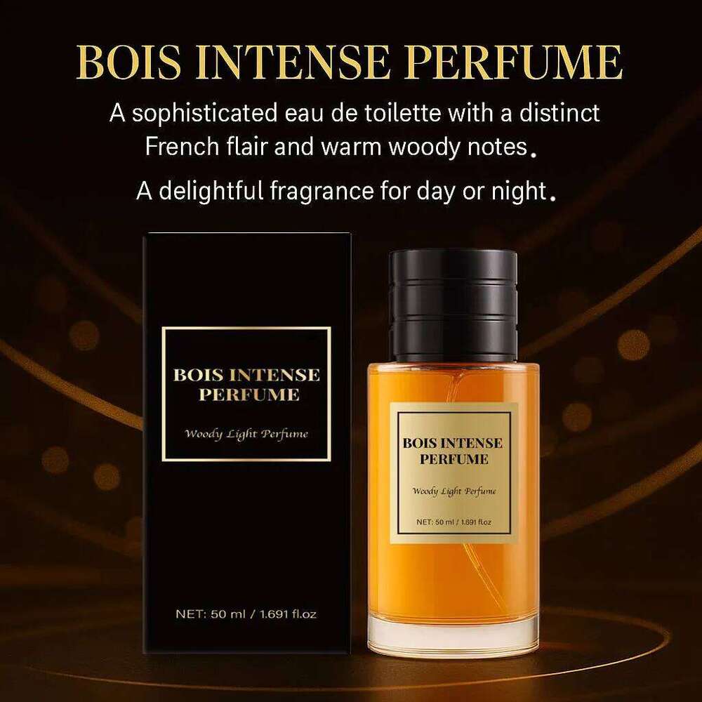 Bois Intense Perfume 50 ML Eau de Parfum for Men with Woody Notes of Iris Frankincense & Honey Luxury Long Lasting Fragrance Z260311