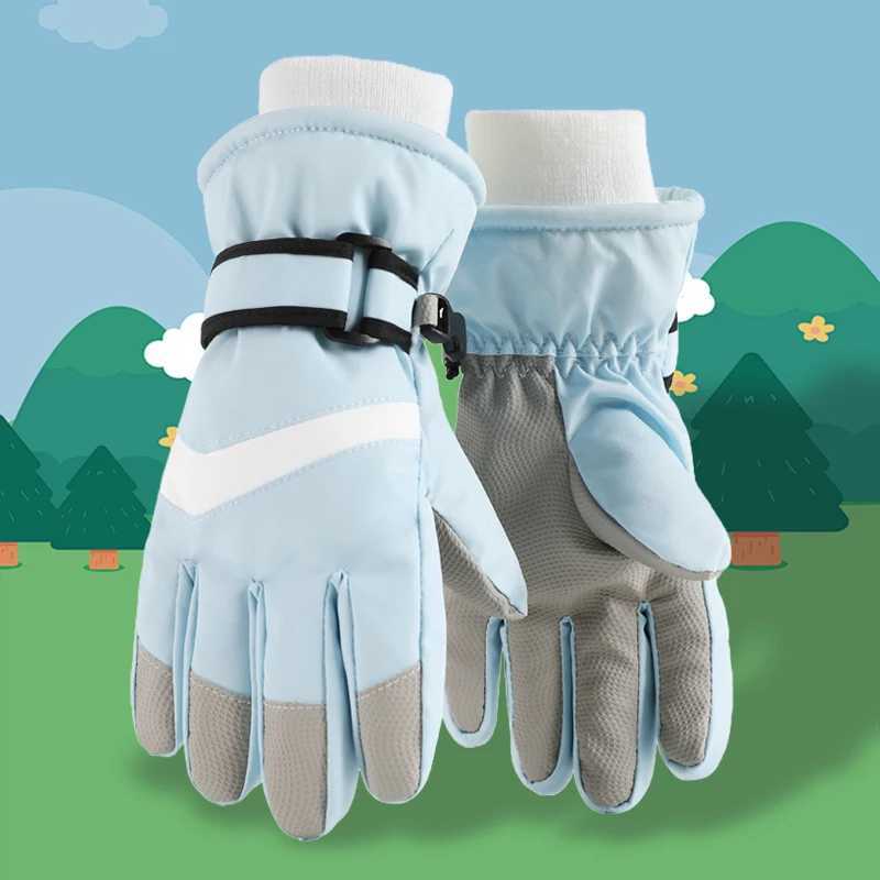 ski gloves winter warm skiing gloves with thick velvet and windproof touch screen cycling gloves M260311