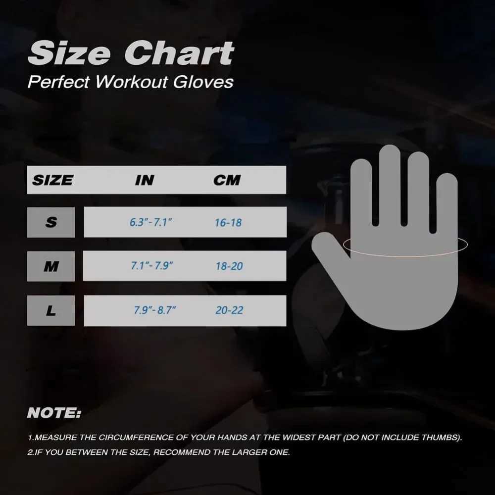 1Pair Breathable Cycling Gloves Workout Gym Gloves for Men Women Weight Lifting Fingerless Gloves Training Exercise Fitness M260311