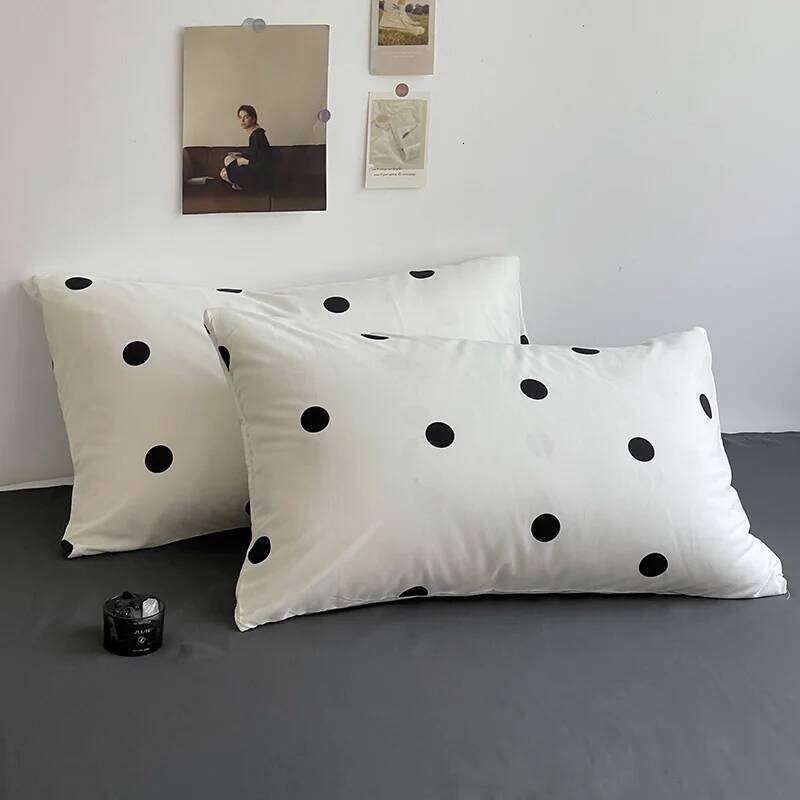 Simple Style Bed Linen Skin-friendly Bedsheet Pillowcase Brushed Bedclothes Single/Full/Queen/King Size Bedding Set H260311 - view 7