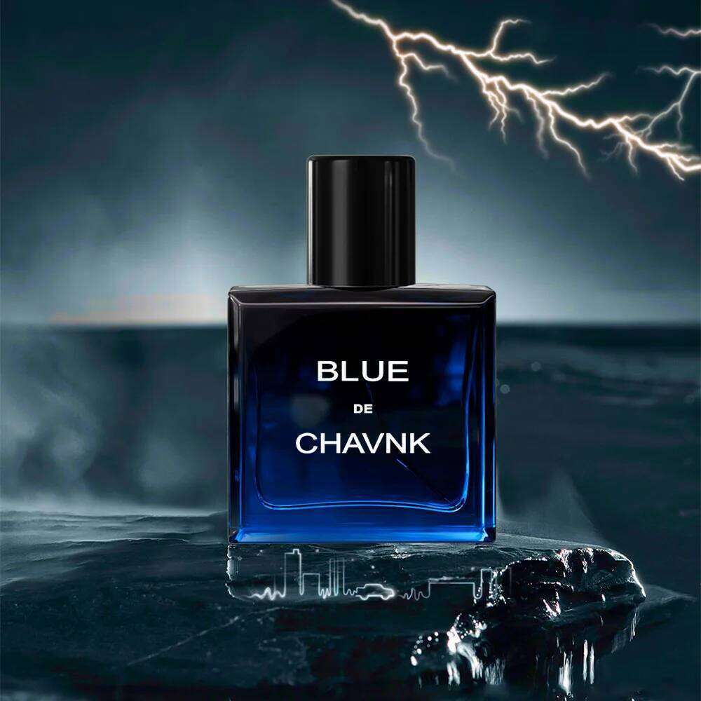 50ml Classic BLUE CHAVNK EAU DE PARFUM Pheromone Perfume Azure Fragrance Body Spray for Men Gentlemen Attract Women Z260311