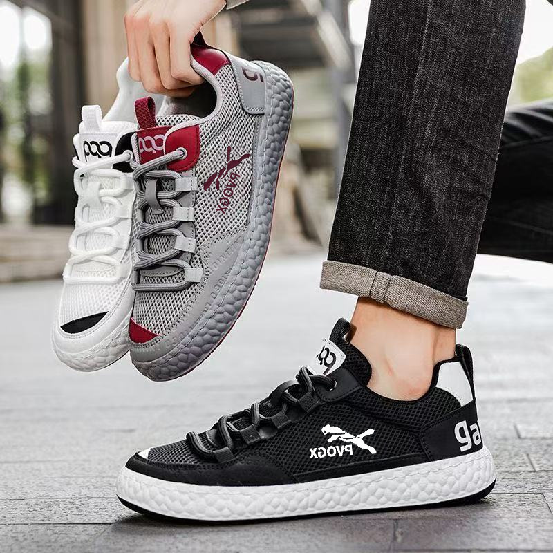 2026 New Luxury Men's Fashion Soft-topped Outdoor Casual Shoes With Four Seasons Design, Odor-resistant And Breathable Mesh Sports Shoes