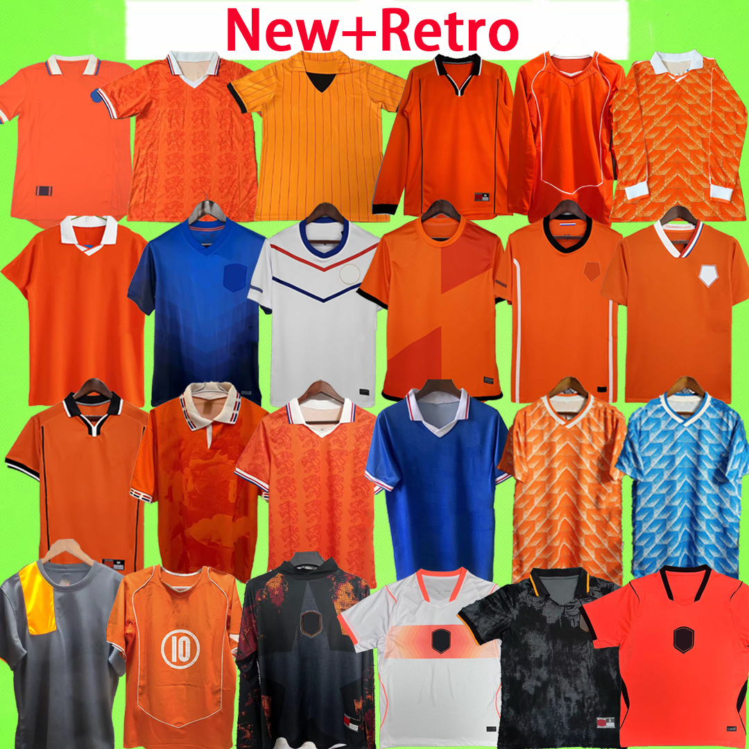 New + Retro Netherlands MEMPHIS 2026 Holland Home away jersey DE JONG GAKPO MALEN VEERMAN soccer player version Shirts T DE LIGT XAVI kit 2008 long sleeve football