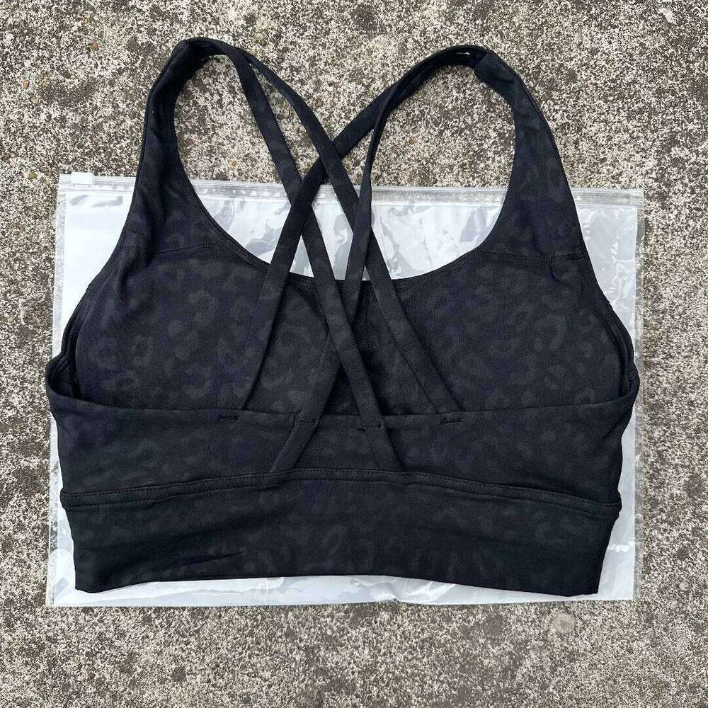 Solid Color Soft Cross Women Fitness Bra Tights Yoga Vest High Strength Shockproof Gym Sports Top Push Up With Chest Pad 26H0311