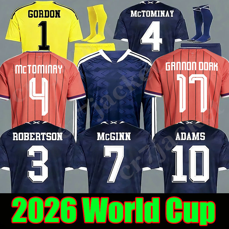 scotland world cup 2026 england 26 27 retro soccer jersey football tops McTominay TIERNEY ROBERTSON football shirt CHRISTIE MCGINN kids Children maillot de foot Kit
