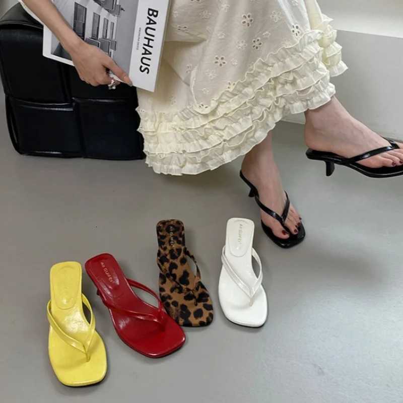 Bailamos 2025 Women Slippers High Heels Sandals Sexy Open Toe Party Wedding Summer Shoes Woman Soft Outdoor Slides Beach F K260311