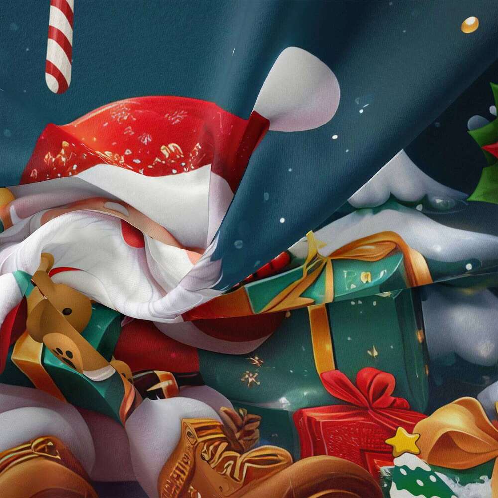 3pcs Bedding Set Santa & Snowman Print Breathable Polyester Christmas present 1 Duvet Cover 2 Pillowcases H260311