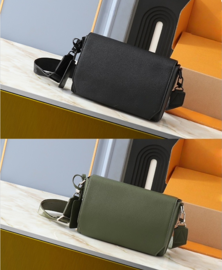 Designer Takeoff Messenger Bag Men Leather Crossbody Luxury Hobo Sleek Design Shoulder Bags Purse Tote M57080