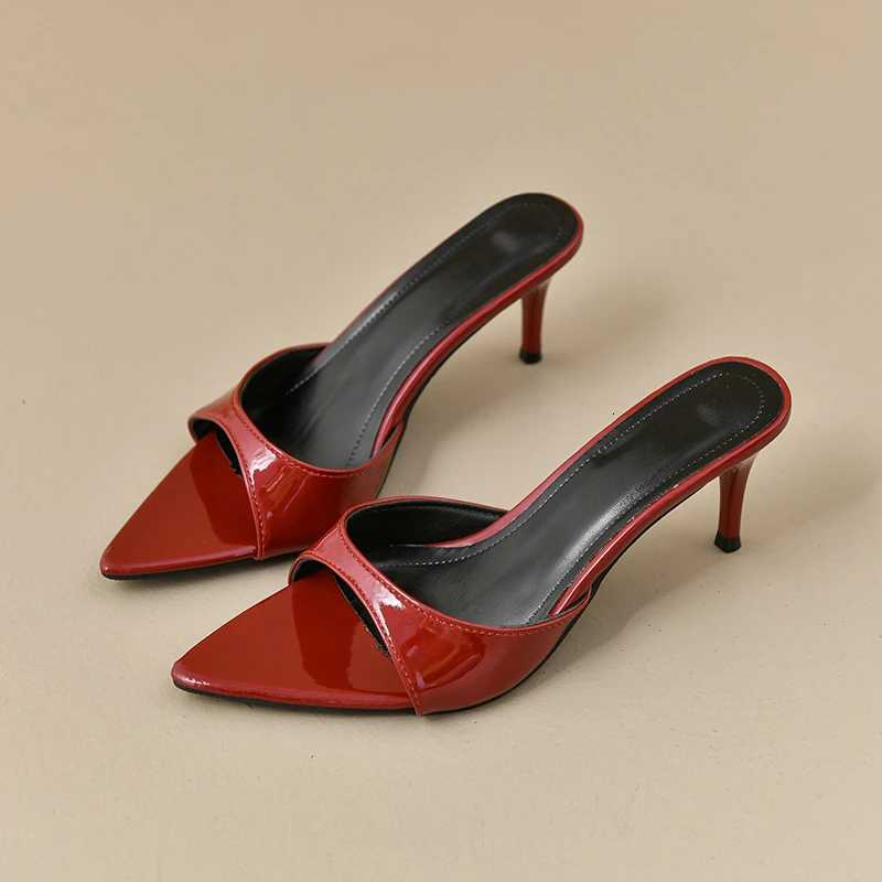 Womens High Heels Summer Women Fashion Classic Pointy Open Toe Stiletto Heels Sexy Womens Party Womens Sandals K260311
