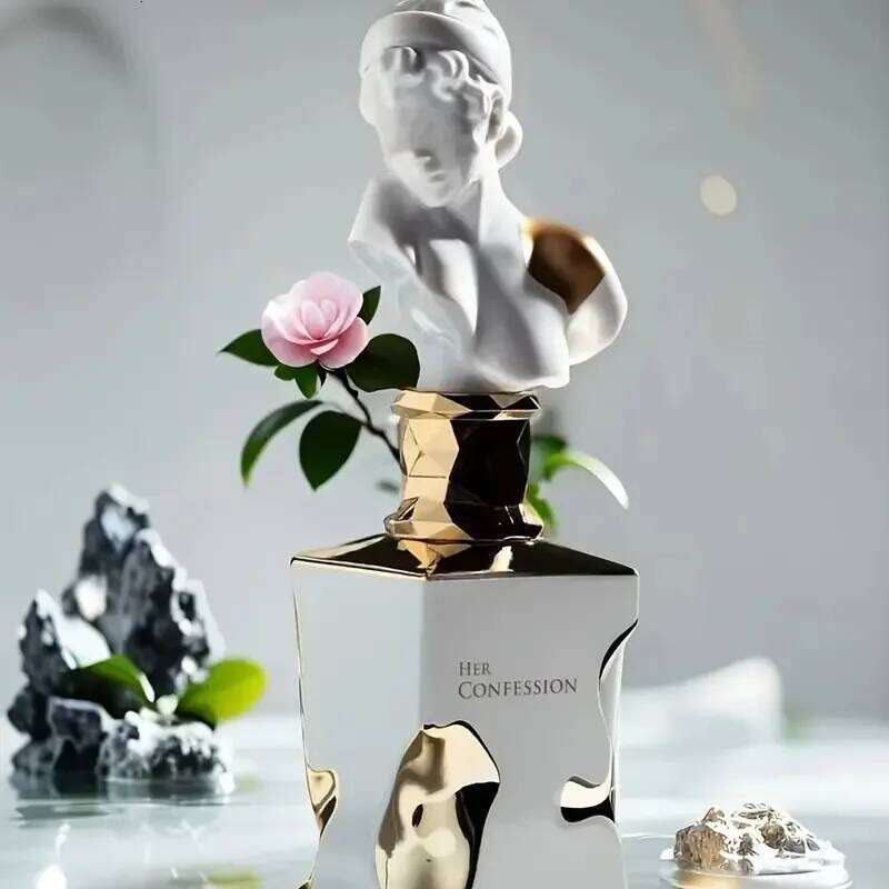 Her Confession Vanilla, flowers, amber, musk eau de toilette Women's persistent fragrance, 3.4 oz/100 ml Halloween, Z260311