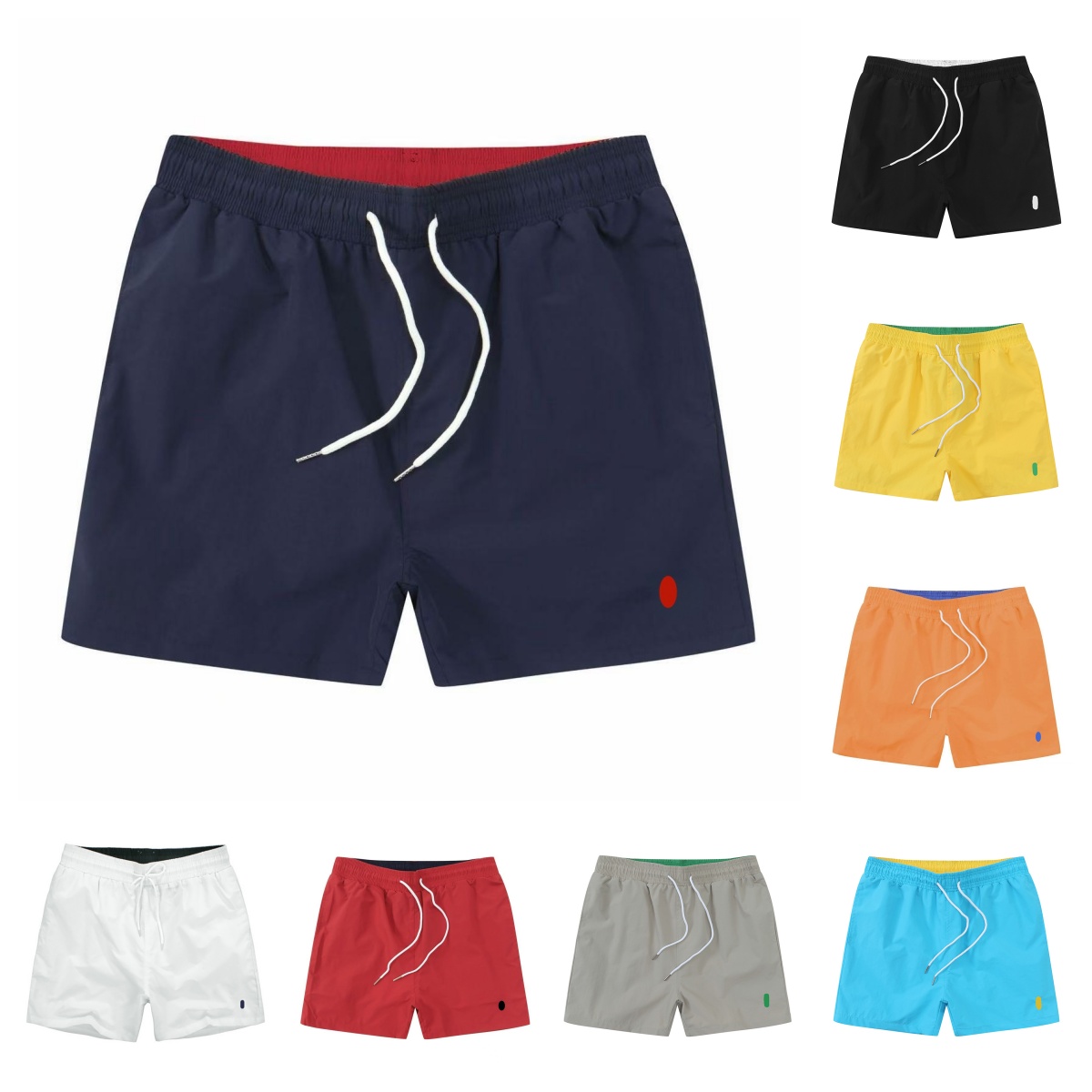 designer summer swim shorts breathable mens short embroidery horse beach polo shorts quick dry surf mesh Short Asia size m-3XL