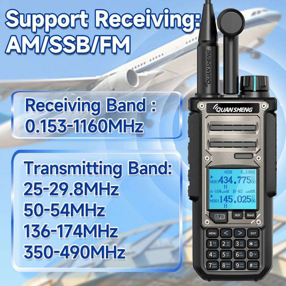 Quansheng TK11 Walkie Talkie Ham Radio 10W Dual Receiving PTT 27MHz CB CW LSB LW MW SW Type-C Charger NOAA for UV-K5 8 TK-11 5 26Y0311