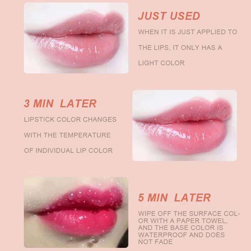 New Squeeze Into Lazy Lip-shaped Lipstick Moisturizing Matte Lip Makeup Tint Waterproof Nonstick Cup Lipgloss Korean W260311