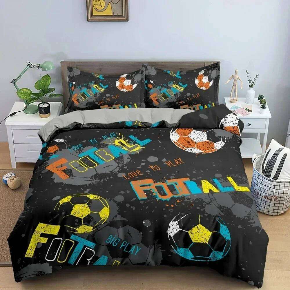 3D Basketball Bedding Set For Boy Bedroom Duvet Comforter Covers Single Twin King Size Quilt Cover Home Textile H260311