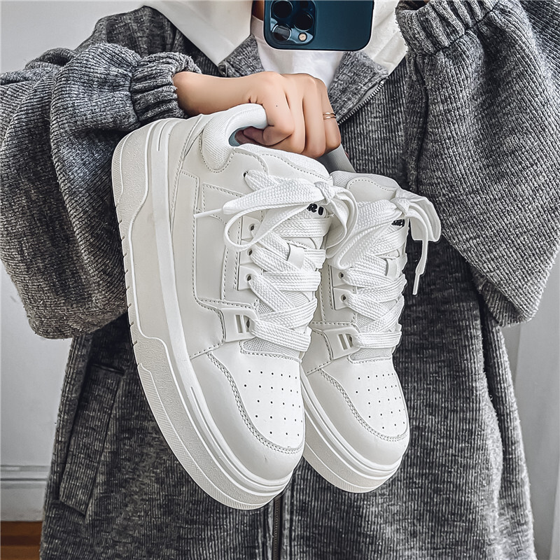 Men's Shoes Autumn Trendy Brand High-end Versatile Casual Yellow Sneakers Stylish Street Sports Thick-soled Height-increasing Loafers