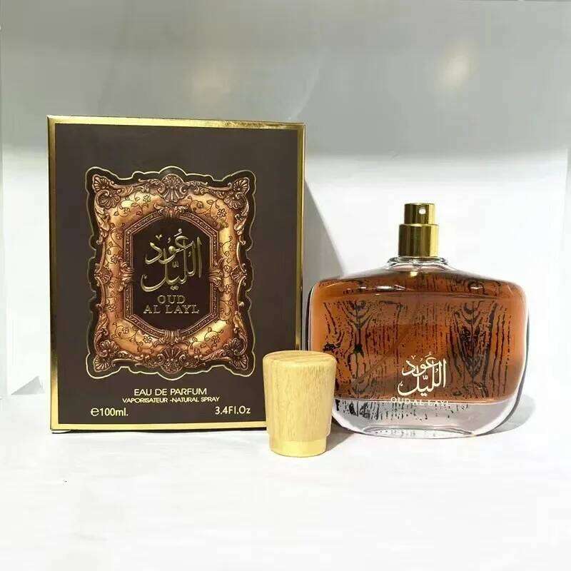 OUD AL LAYL Arab Perfume Long Lasting Unisex Fragrance For Men And Women Original Arabian Oud Scent 100ML Luxury Parfum Z260311