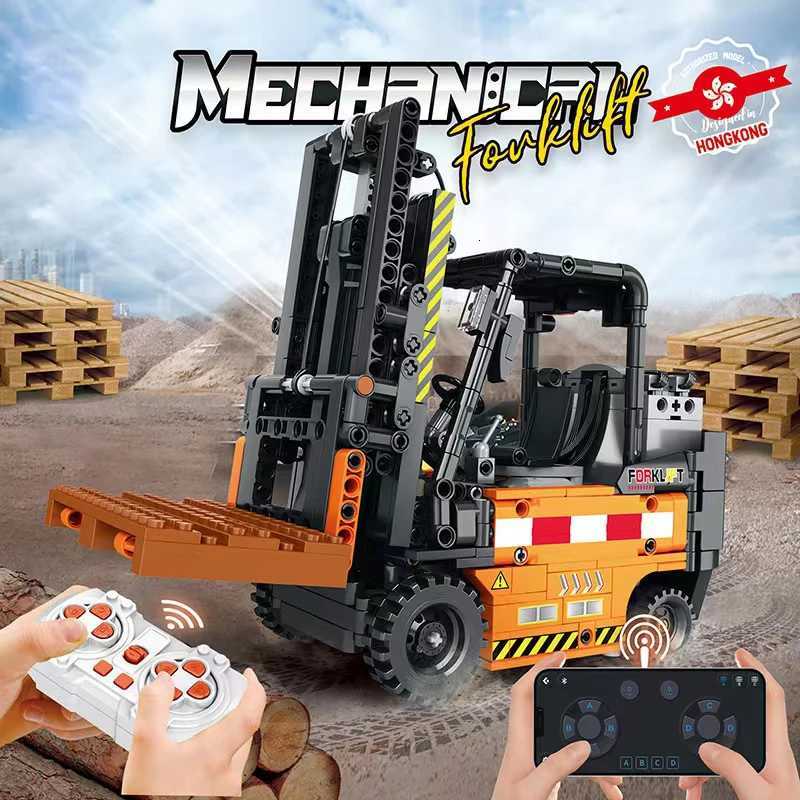 MOC-83447 Remote Control Mechanical D11 Bulldozer City Construction Vehicle Building Blocks Model Large Crane Truck Toys For Kid X260311 - view 4