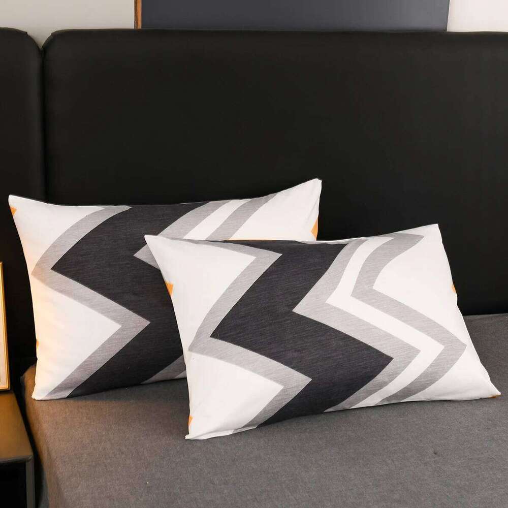 Geometric Duvet Nordic Style Wave Stripe Bedding Set King Size for Bedroom Hotel Modern Classic Lines Comforter Cover H260311