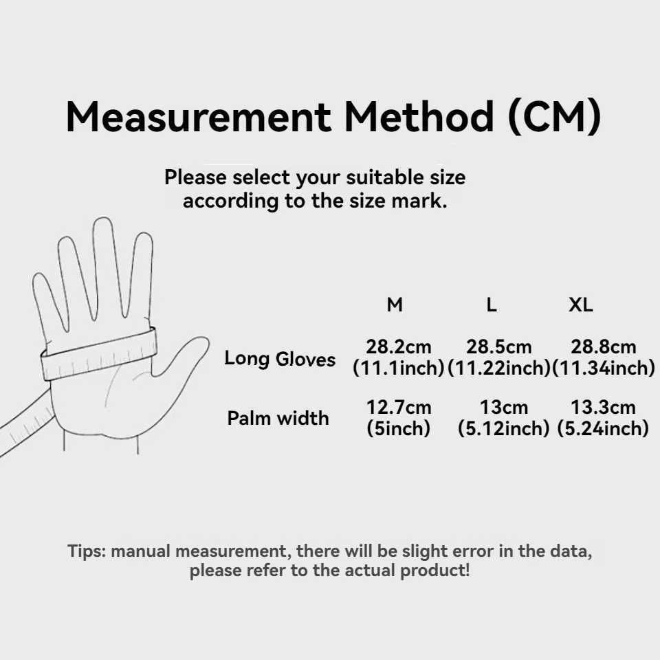 LOOGDEEL Men Winter Waterproof Cycling Gloves Outdoor Sports Motorcycle Ski Touch Screen Fleece Gloves Non-slip Warm Full Finger M260311