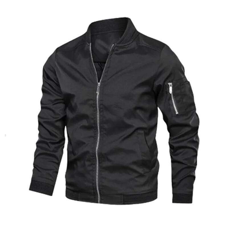 Men Bomber Thin Slim Long Sleeve baseball Jackets Mens Zipper Windbreaker Jacket Male Outwear Brand Clothing 26H0311