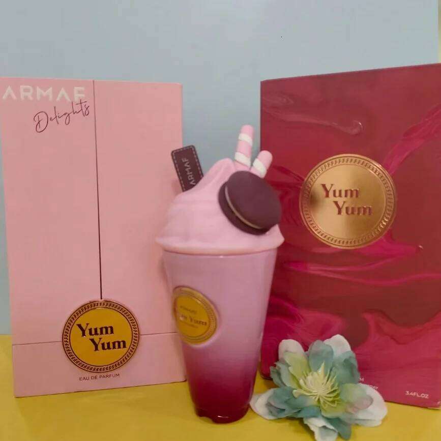 Yum Eau De Parfum Long Lasting Fragrance With Notes Of Vanilla, Macaron Berry - Sweet & Dreamy Z260311