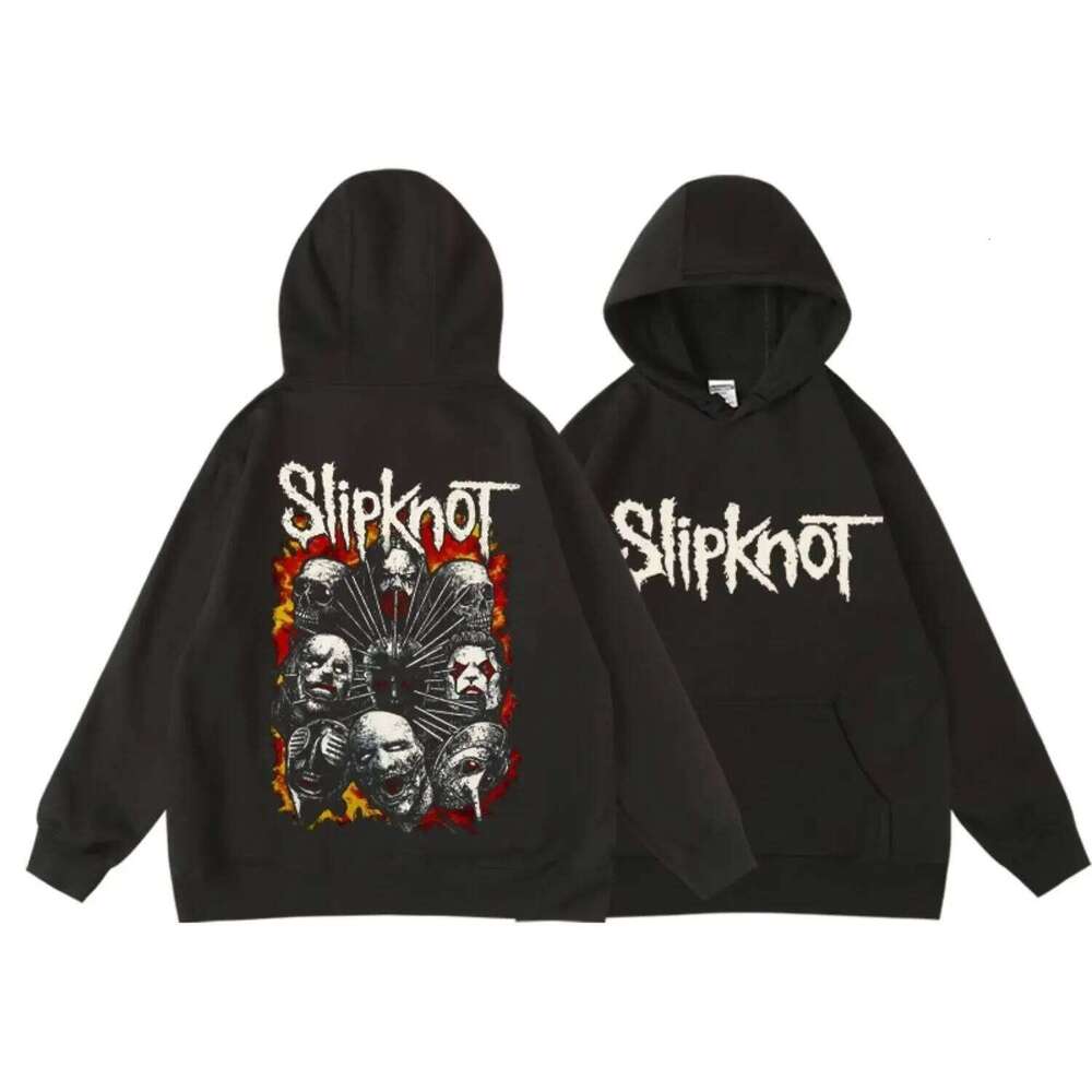 Top Slipknot Rock Band Men's Hooded Sweatshirt 2026 Autumn Winter High-end Luxury Is for Both Men and Women C260311