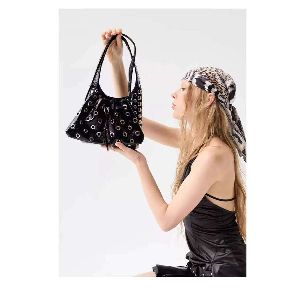 Euro-America Style Women PU Hollow Out Rivet Fashion New Shoulder Bags Handbag XJ260311