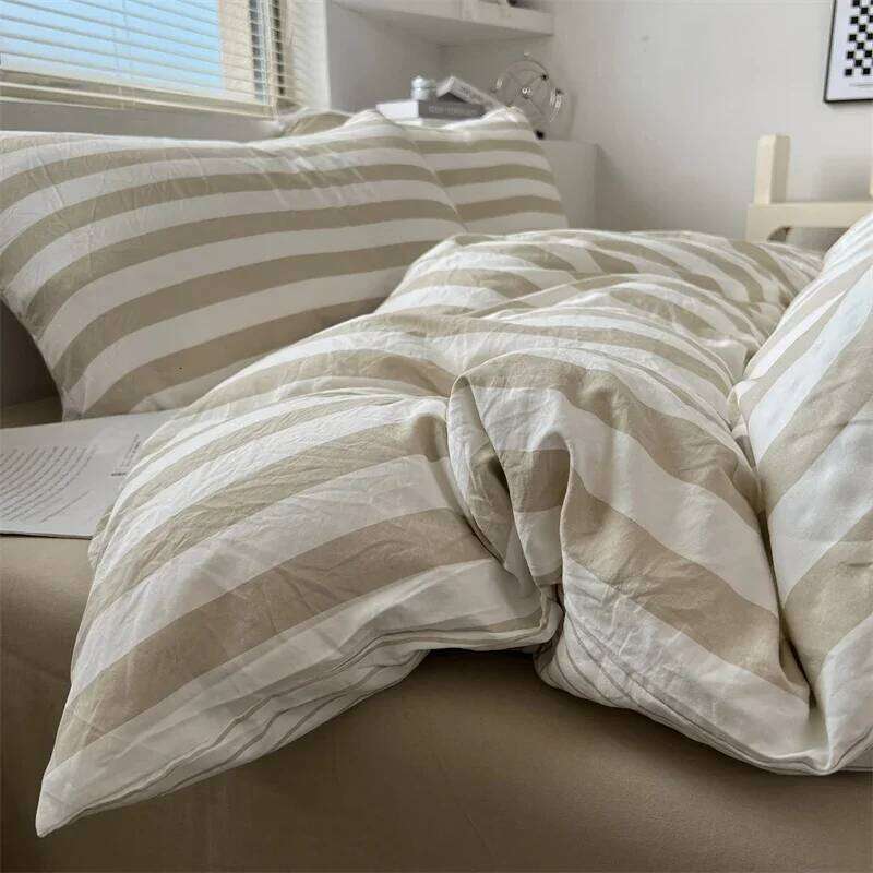 Pre-Washed Brushed Ultra Soft Duvet Cover Set with Pillowcases - Luxurious Cozy Bedding for a Heavenly Sleep Experience H260311 - view 3