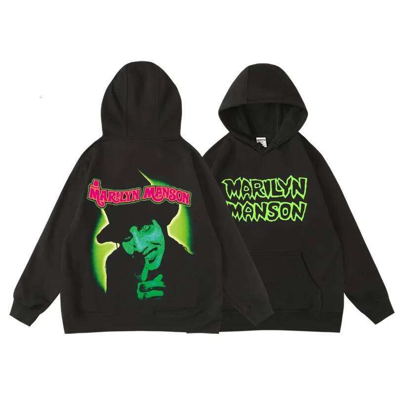 New Rock Manson Band Hooded Hoodie 2026 Autumn Winter High-end Luxury Is for Both Men and Women C260311