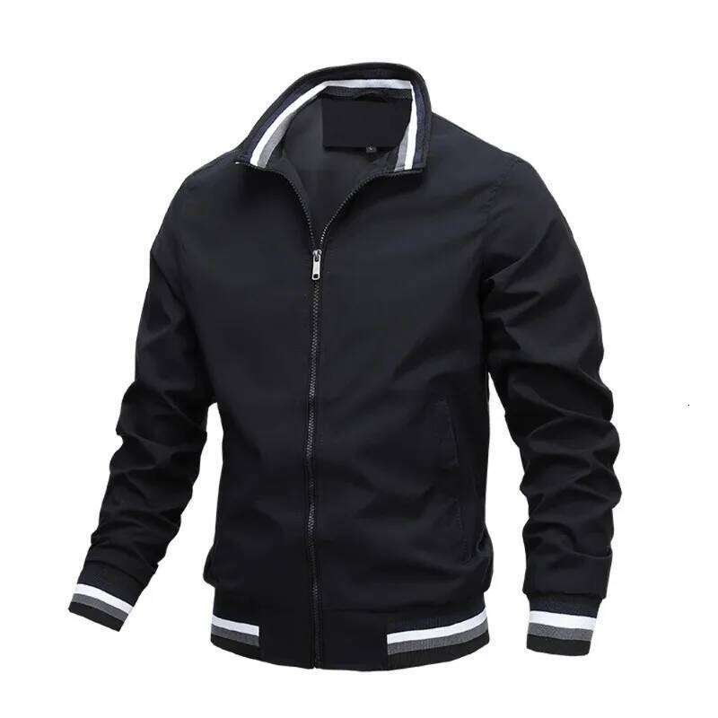 Mens Windbreaker White Casual Jacket Fashion Outdoor Waterproof Sports Coat Spring Summer Bomber jacket Men Clothing 26H0311