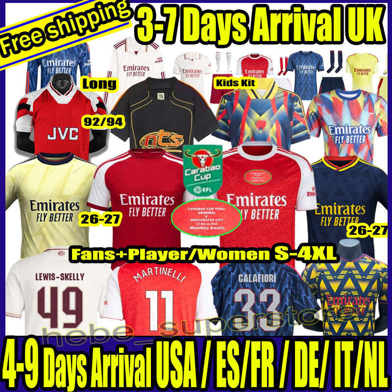 S-4XL 25 26 ArSeN SAKA GYOKERES Soccer Jerseys EZE ZUBIMENDI MADUEKE ODEGAARD RICE HAVERTZ Gabriel MARTINELLI Calafiori SALIBA TROSSARD Football Shirt