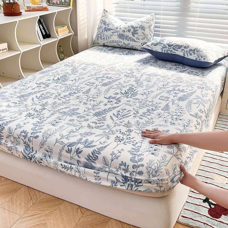 A 3-piece printed pillowcase set, including 1 bed cover +2 pillowcases without cores, soft and breathable H260311