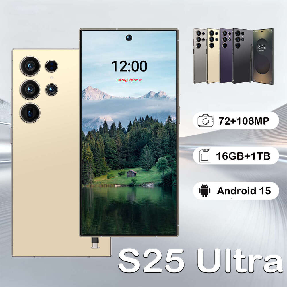 Famous brand cross-border hot selling S25 Ultra Android phone 6.9-inch large screen smartphone source factory CKS