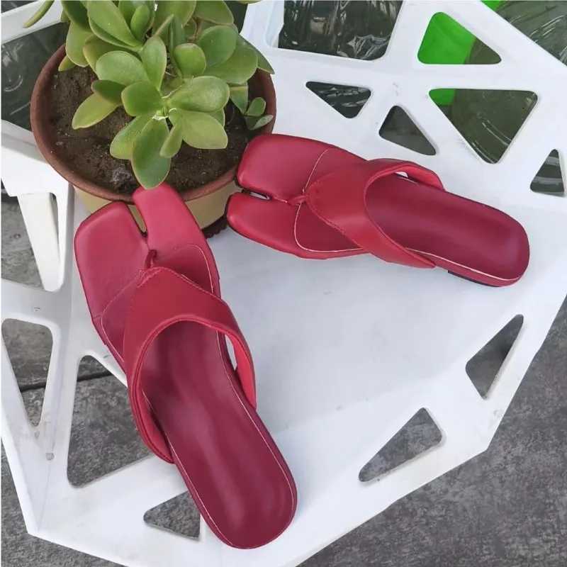 Split toes Flats Sandals Women Slides Shoes Square Toe Flip Flops Clip Toe Casual Summer Beach Walking Sandalias K260311