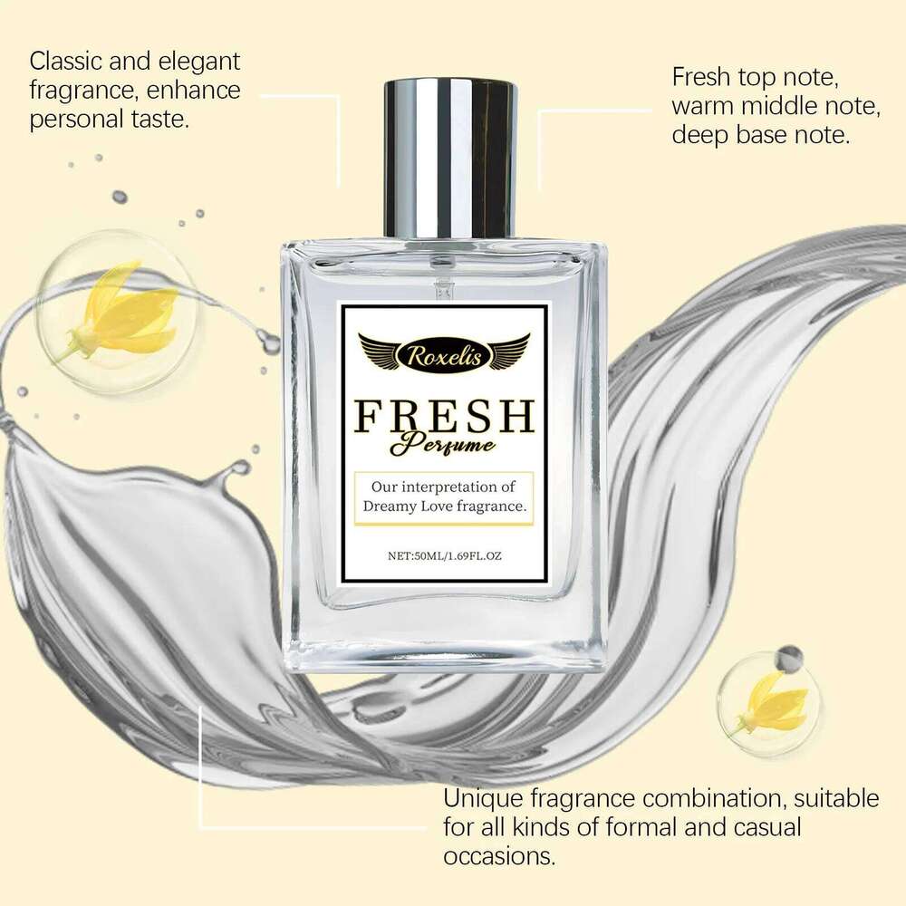Roxelis Ylang Flower Neutral Perfume for Men Women Long Lasting Light Luxury Fragrance Eau De Parfum Z260311