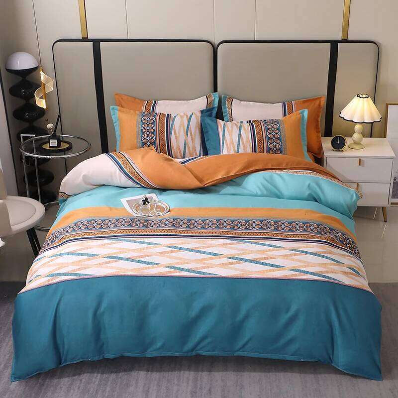 3 Pieces Striped Duvet Covers Soft Set Minimalist Modern Comforter Cover Thickened Breathable Bedding Sets for All Season H260311