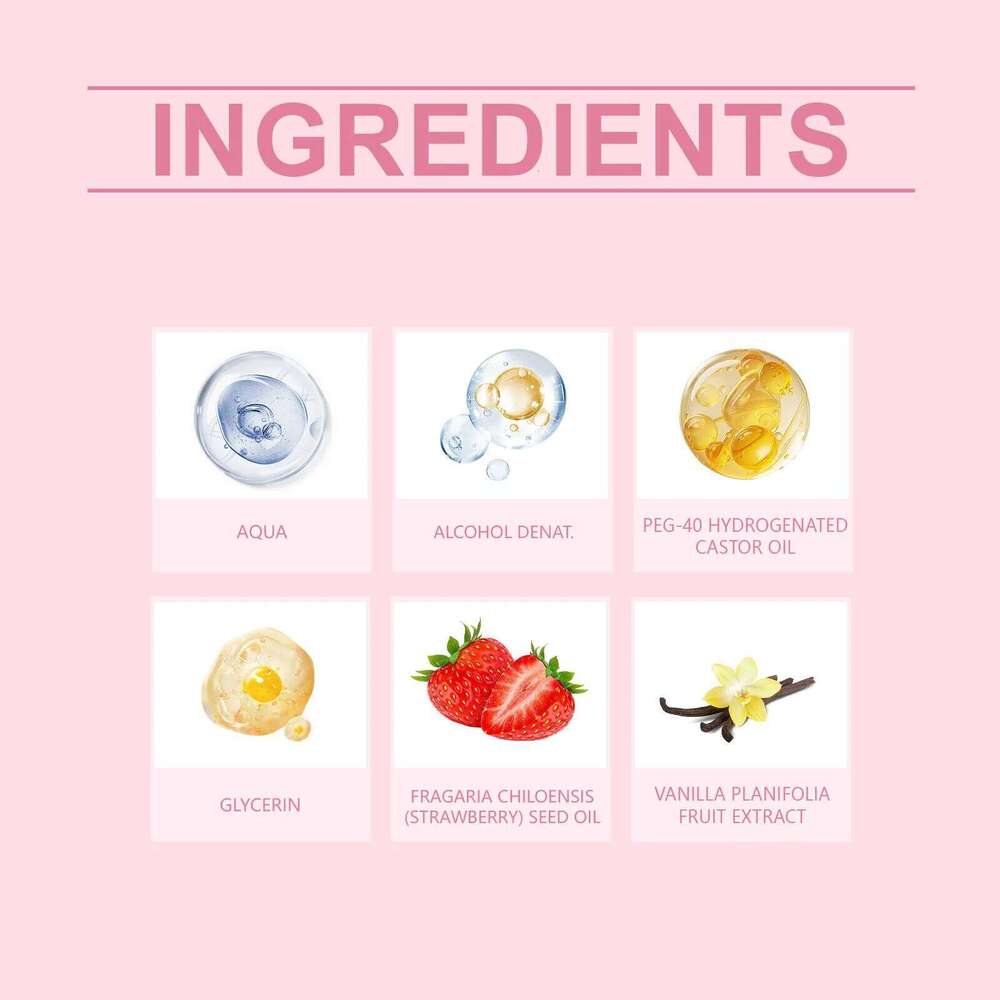 Roxelis Strawberry Sugar Vital perfume Fresh, Sweet and Lasting Fragrance Date Commuting Multi Scene Portable Perfume Z260311