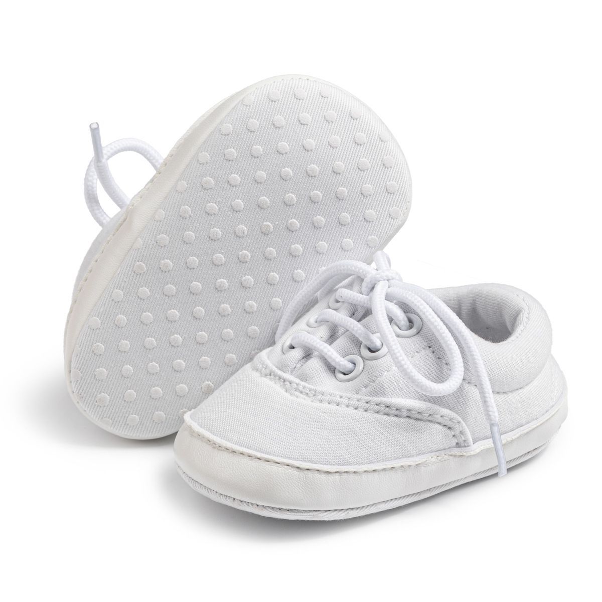 Baby Canvas Shoes Toddlers Boy Girl Sneakers Newborns Lace-up Anti-slip Sport First Walkers Kidsnest Infant Crib Shoes