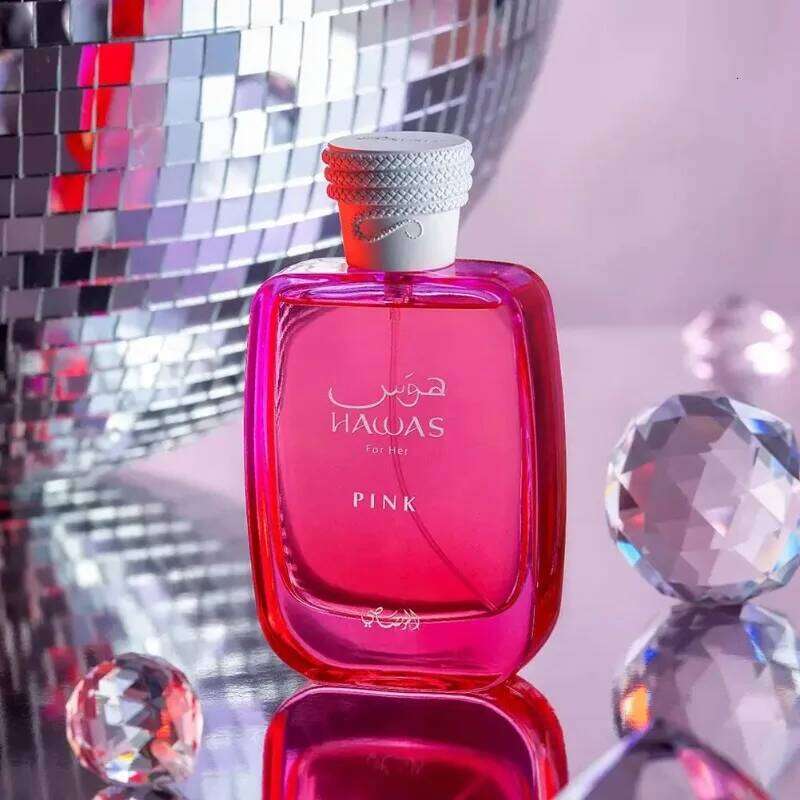 RASASI Hawas Pink Eau de Parfum Spray 100ml Original Arab Perfumes Lasting Floral Fruity Pheromones Perfume Cologne Makeup Gift Z260311