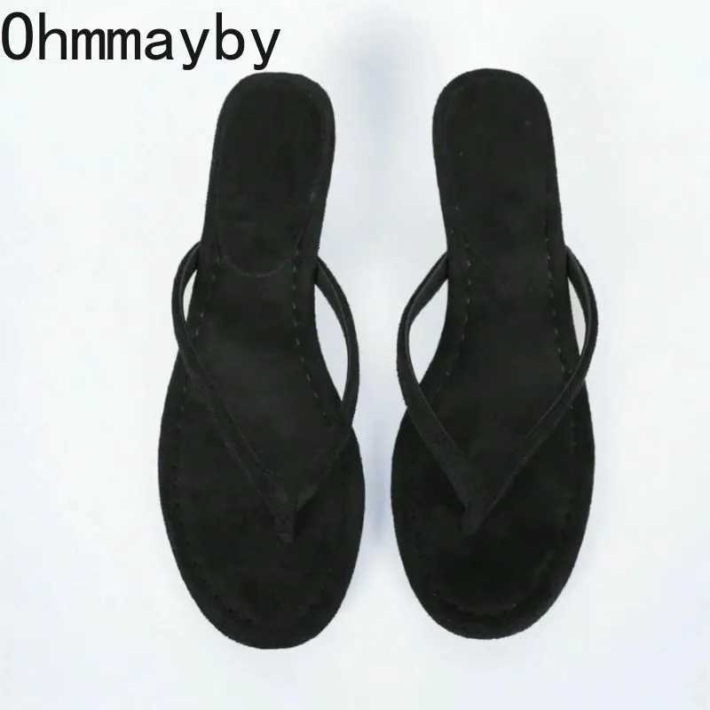 Fashion Clip Toe Low Heel Women Ladies Elegant Beach Slides 2026 New Designer Summer Shoes K260311