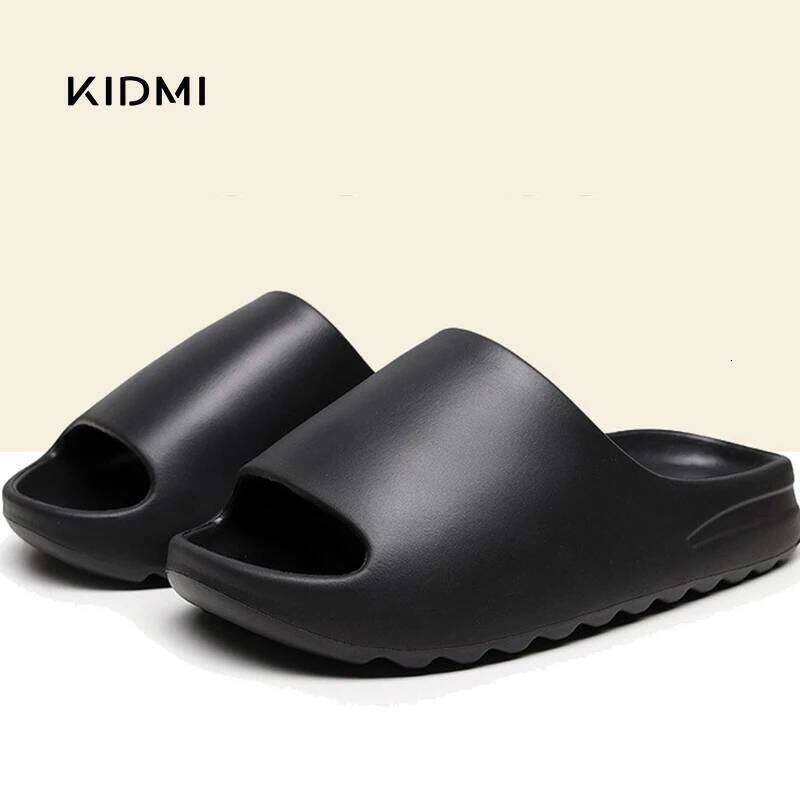 Kidmi Trendy Brand Classic Beach Summer Men Casual EVA Flat Slippers Unisex Women Bathroom Shoes