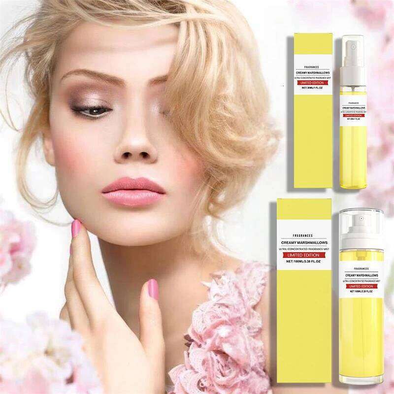 Creamy Marshmallow Perfume Women's Sweet Warm Fresh Gourmet Fragrance Caramel Vanilla Ultra-concentrated Raspberry Body Spray Z260311