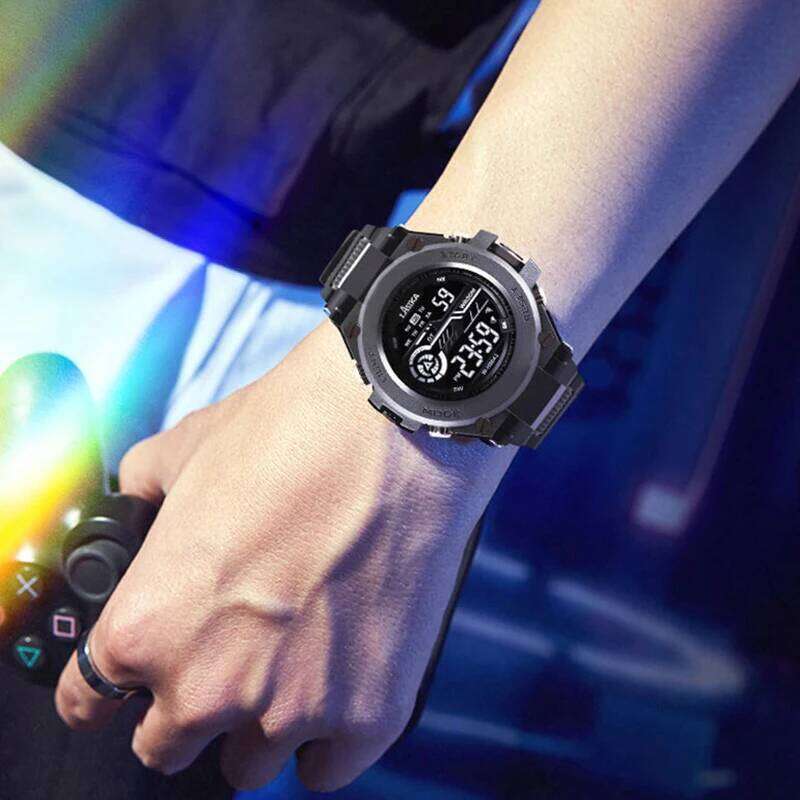 Men's Watch, Multi-Functional Outdoor Sports for and Junior High School Students, Running, Luminous Alarm Clock, Timing Electronic Watch