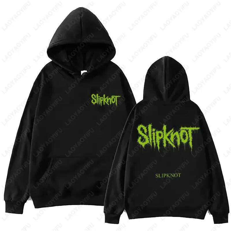 New Retro Style S-Slipknot Rock Band Women Men Hoodie Sweatshirts Casual Clothes Hoody Warmth Streetwear Pullovers Top C260311