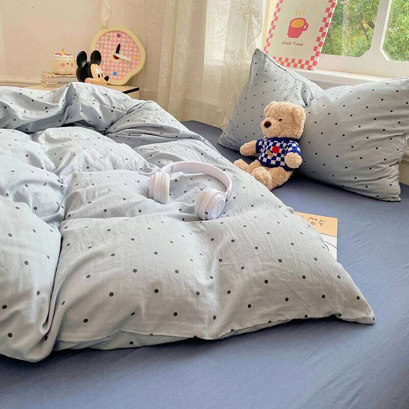 Pre-Washed Microfiber Duvet Cover Set with 2 Pillowcases - Ultra Soft Wrinkle-Resistant Bedding Set, Hypoallergenic & Breathable H260311